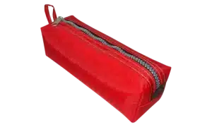 Estojo Escolar Grande Amassadinho Vermelho
