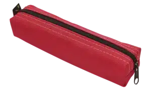 Estojo Escolar em Lona Médio - Vermelho