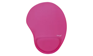 Mouse Pad com Apoio Ergonômico Pink