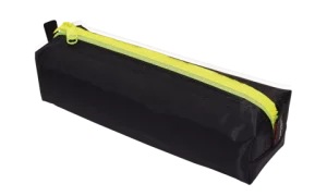 Estojo Escolar Neon Duplo Zíper Trator Amarelo
