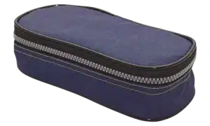Estojo Escolar Mini Box Amassadinho Azul