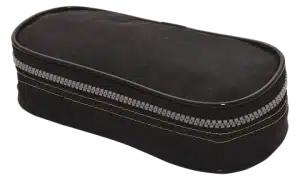 Estojo Escolar Mini Box Amassadinho Preto