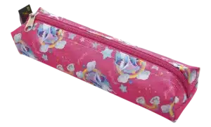 Estojo Escolar Unicórnio Médio Pink