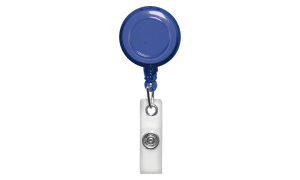 Cordão retrátil para crachá azul Reflex